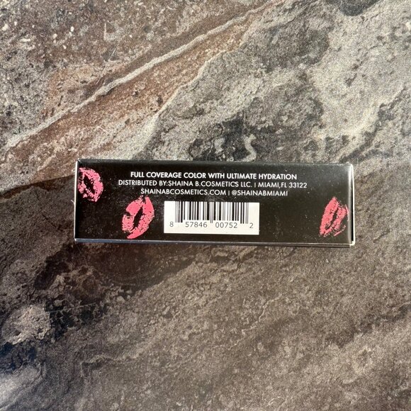 Shaina B Miami Hibiscus Island Lipstick Full Size Hydrating Formula Natural - Picture 5 of 6